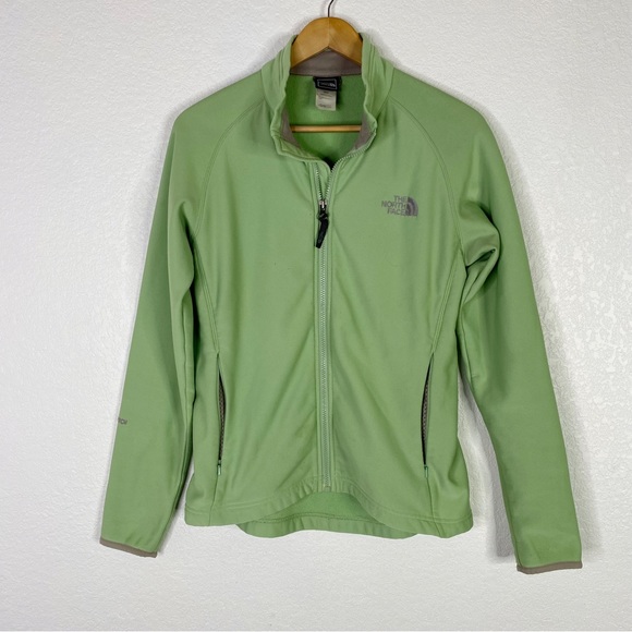 The North Face Green Long Sleeve Zip Front Jacket - Picture 1 of 7